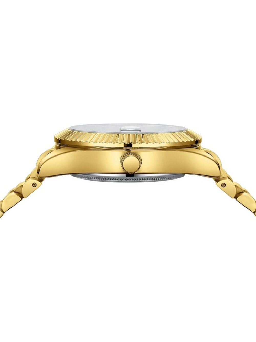 Nibosi Men's Gold Analog Quartz Stainless Dimond Waterproof Desiger Wrist Watch - Picture 4 of 6